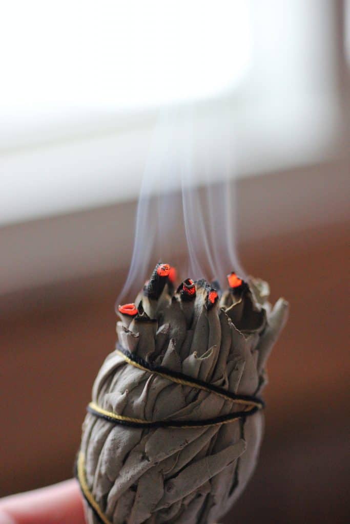 How to Sage a House - burning sage