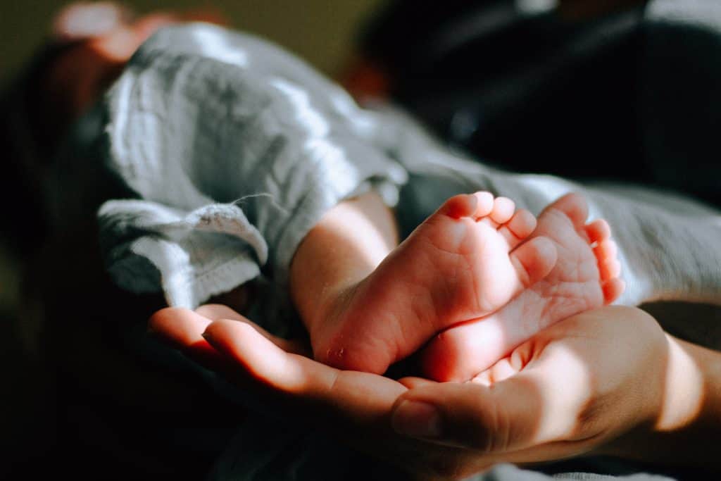 Vanishing Twin Syndrome - baby feet