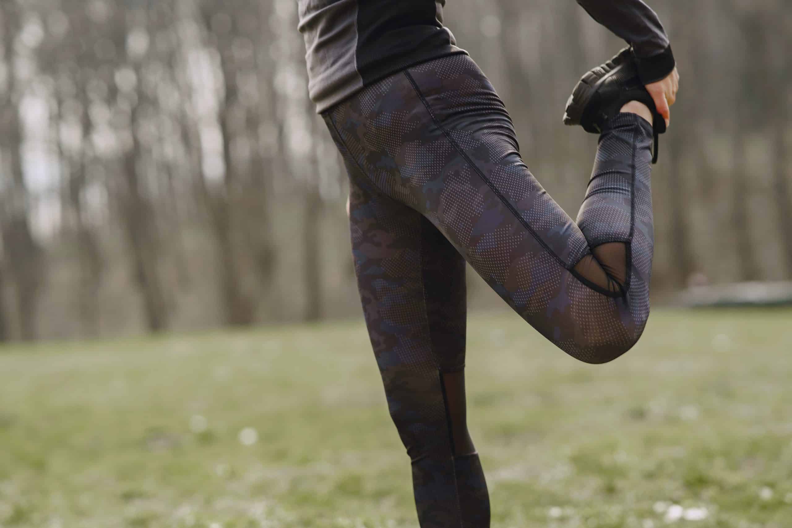 Chic Ruff Womens Activewear Capri Workout Leggings Yoga/Running Pants