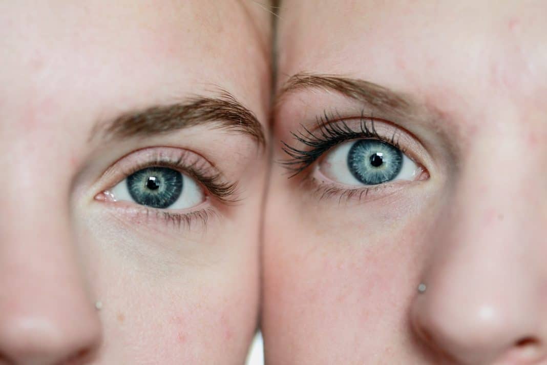 Close up of two women after using the best lash lift kit