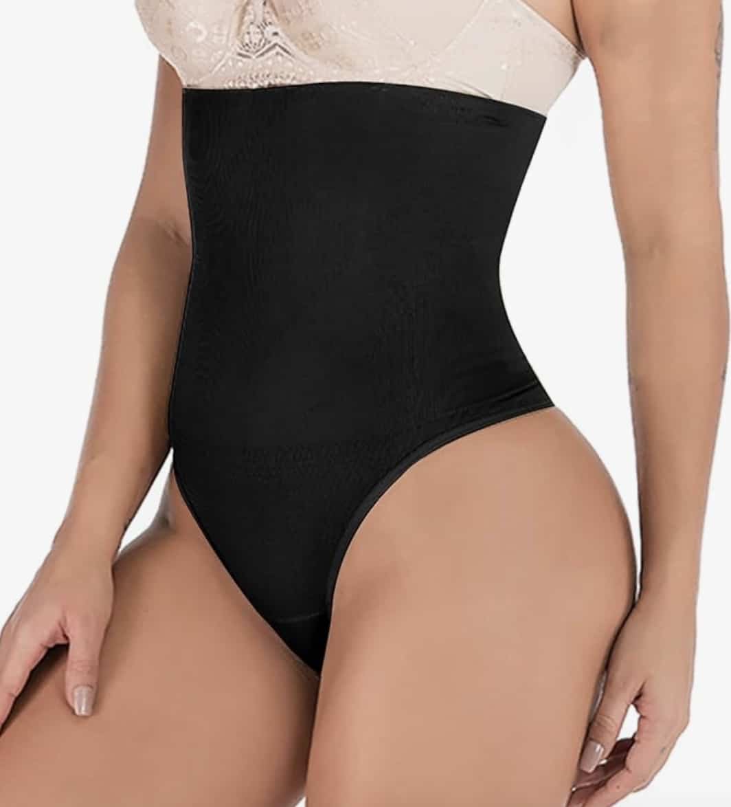 High waisted shapewear for lower belly pooch