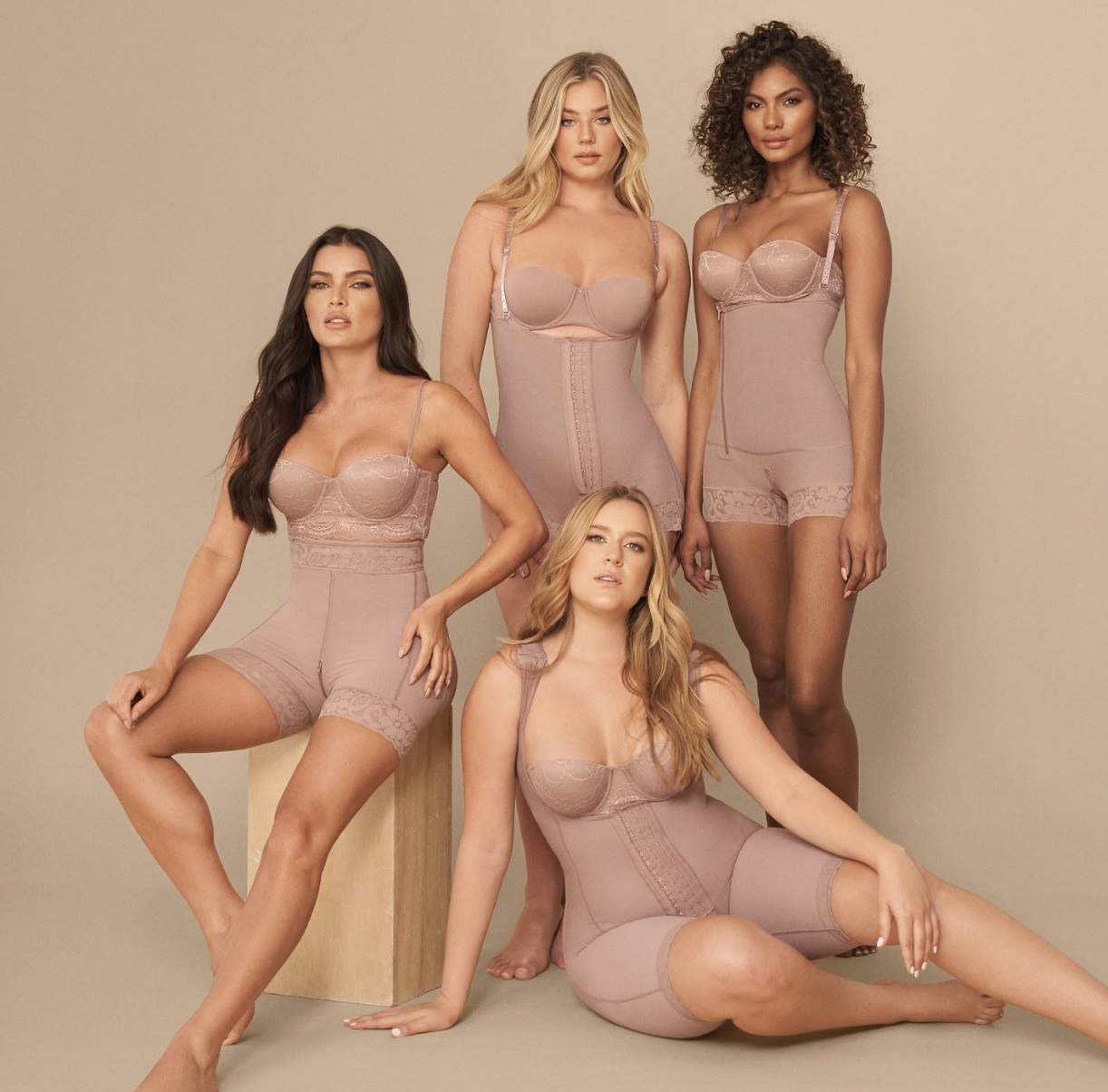 Skinny girl Shapewear Smoothers And Shapers Nude Slip Dress Medium